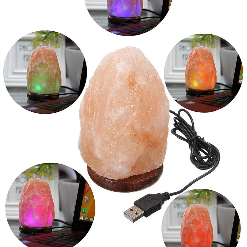 Multi Color Salt Lamp - Picture 2 of 3